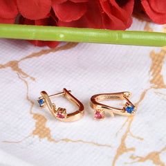 Pinky Blue Earrings