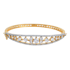 Diamond Stone Bangle Bracelets