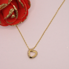 Dimond Open Heart Necklace