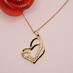 Love Heart Mom Necklace