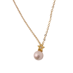 Pearl & Star Necklace